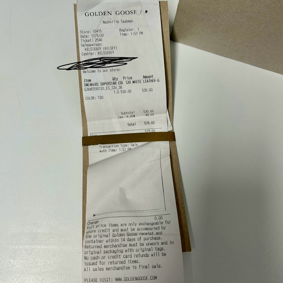 NWT brand new golden goose sneakers - Picture 3 of 10